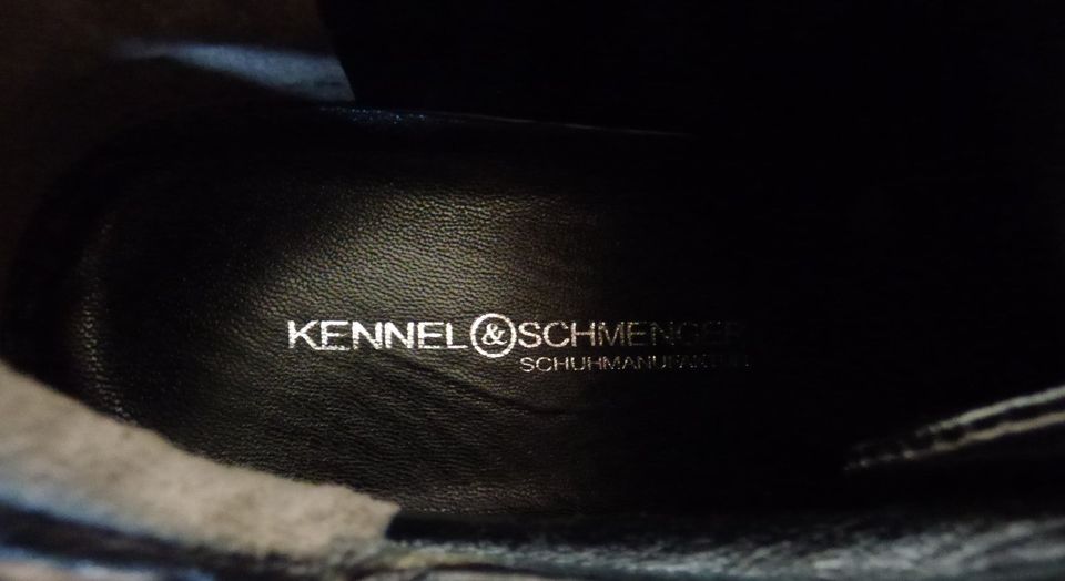 Neue Kennel & Schmenger Sneaker Turn low schwarz Größe 39 in Frankenberg (Eder)