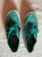 Vans Old Skool Damenschuhe türkis gemustert Gr. 39 Hessen - Bad Vilbel Vorschau