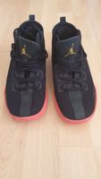 Nike Jordan Turnschuh Schuh schwarz mit roter Sohle, Gr. 38 Bayern - Germaringen Vorschau