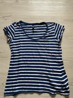 Shirt Damen Größe L blau weiß gestreift Sachsen-Anhalt - Wolfen Vorschau