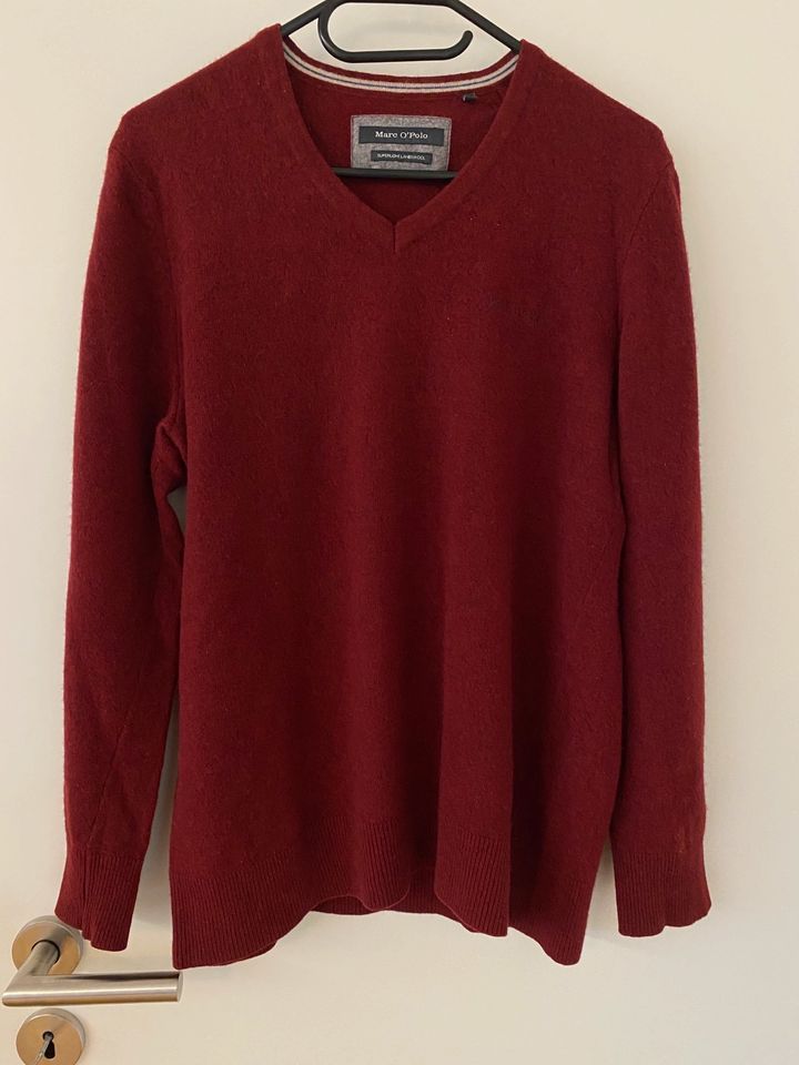 Marc O‘Polo Pullover V-Ausschnitt Pulli V-Neck Wolle in Großrinderfeld