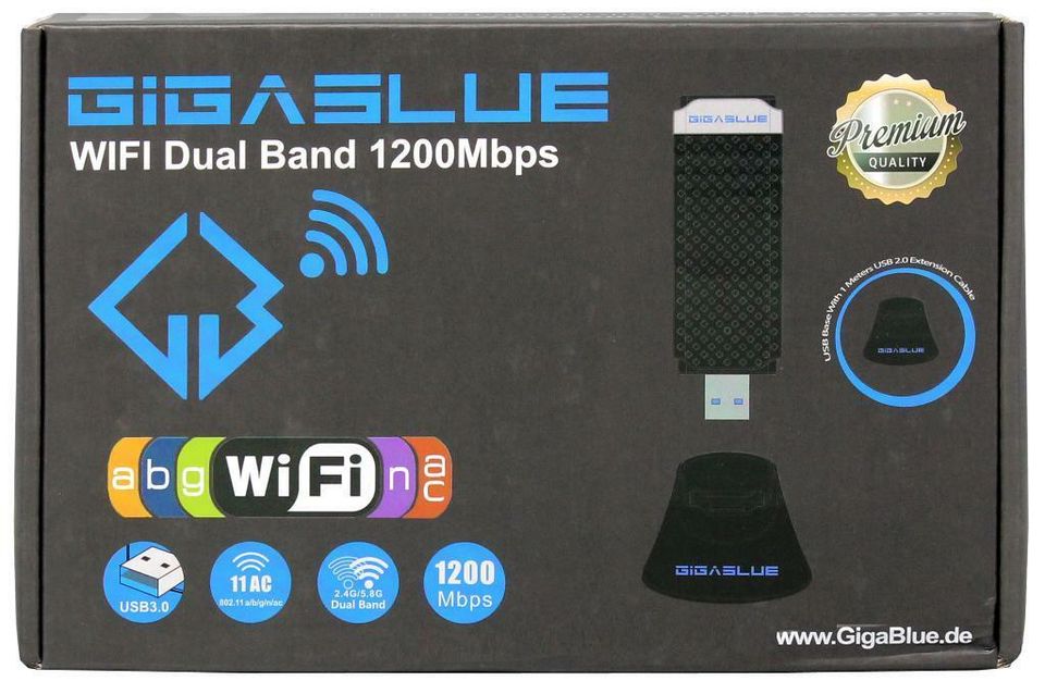 Gigablue 1200 MBit Mbps Wlan Wifi USB 3.0 Stick Dual Band AC in Herne