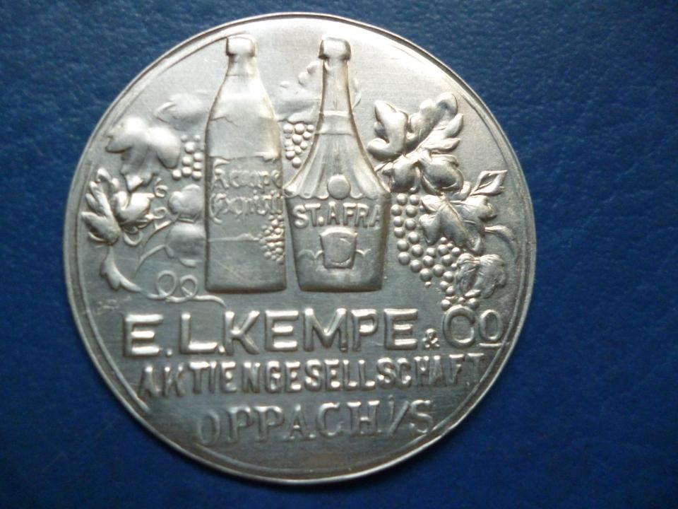 10 Pfg.-Wertmarke Firma E.L.Kempe & Co. Aktiengesellschaft Oppach in Ilmtal-Weinstraße