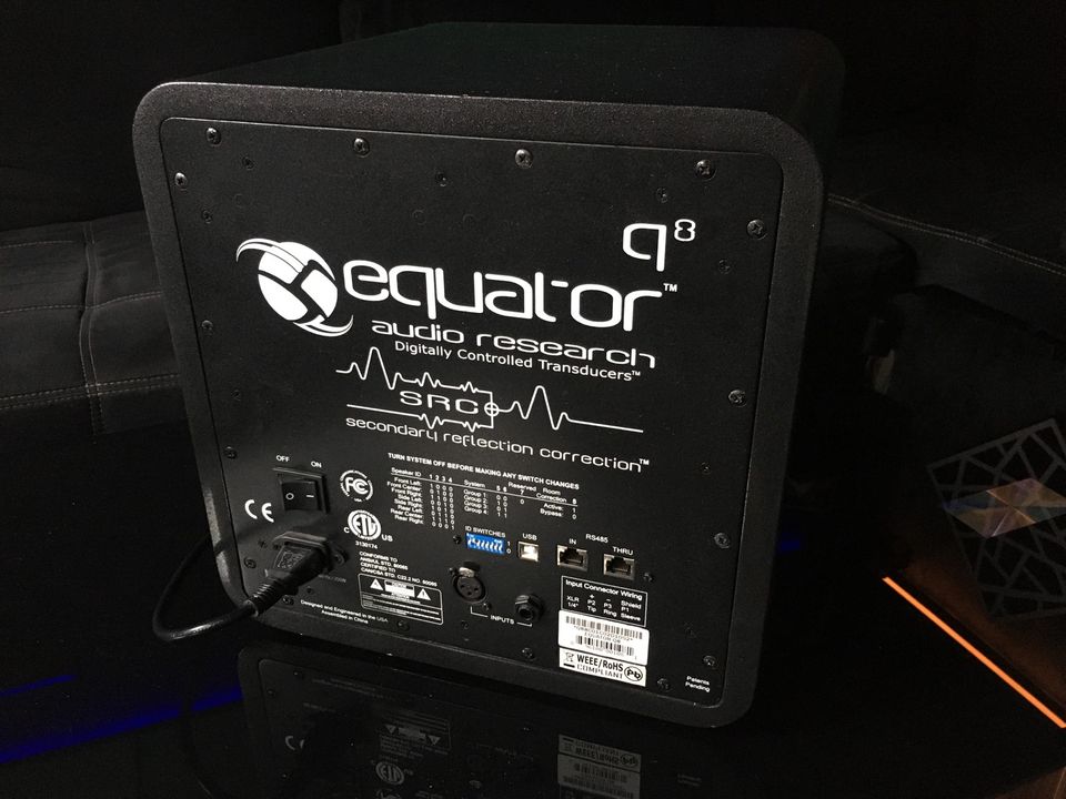 Equator Q8 Studio Monitor 8“ Coaxial Horn Lautsprecher Box Hifi in Werdohl