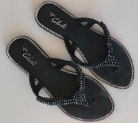 Elegante Flipflops mit Ledersteg und Perlen, Gr 39 Hannover - Vahrenwald-List Vorschau