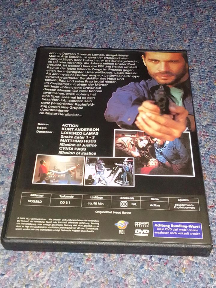 DVD Lorenzo Lamas ist der Head Hunter in Duisburg