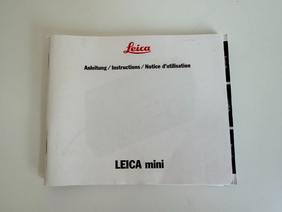 LEICA mini Anleitung in Ettlingen