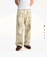 Bershka Balloon Hose mit Print Jeans Creme Sand 42 L Nordrhein-Westfalen - Paderborn Vorschau