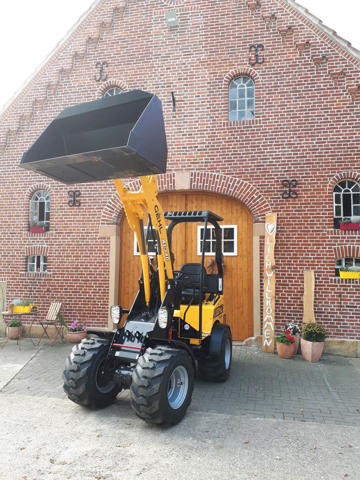 Minibagger radlader Baumaschinen verleih Honekamp emsbüren in Emsbüren