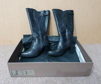 Lederstiefel, Damen Echtleder Stiefel, Größe 38, Schwarz, Tamaris Bayern - Alzenau Vorschau