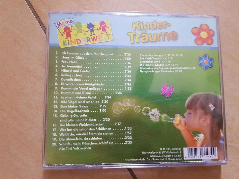 Kinderträume Kindetlieder CD Musikcd in Bad Staffelstein