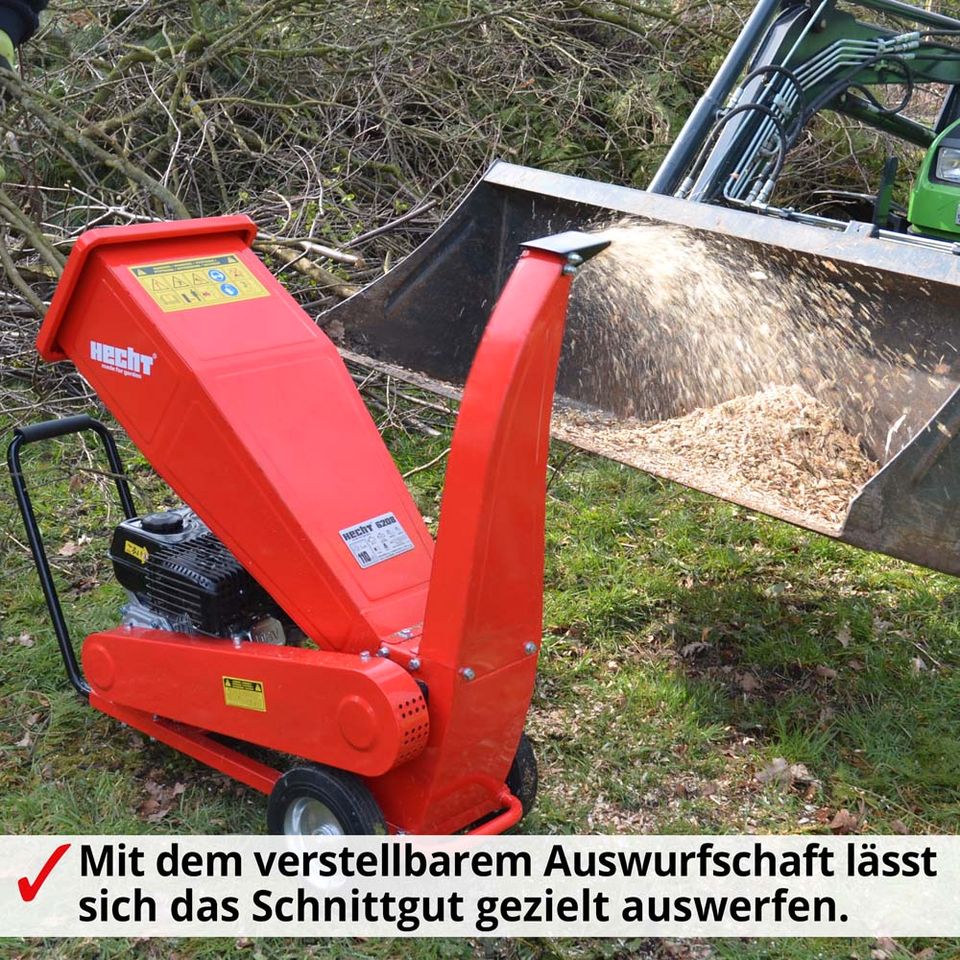 TOP Häcksler Holzschredder Hexler Gartenschredder Holz  Benzin VB in Greven