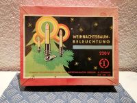 *** Weihnachtsbaum Beleuchtung DDR, VEB Suhl , Lichterkette Sachsen - Lichtenstein Vorschau