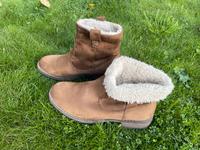 Wildlederstiefelette mit Fell Nordrhein-Westfalen - Frechen Vorschau