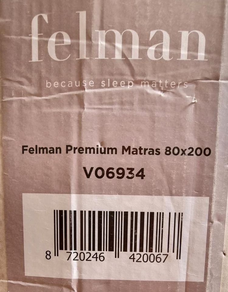 Felman Premium Matratze NEU 80x200 Höhe 25cm Kaltschaum 7 Zonen in Ubstadt-Weiher