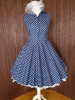 Rockabilly Petticoat Swing Hemdblusen Kleid Gr. 40-42 Marineblau Nordrhein-Westfalen - Sankt Augustin Vorschau