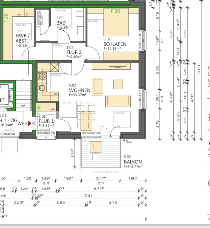 Moderne Neubauwohnung an der Wehrmaate Nähe Freibad in Nordhorn