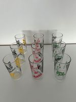 9 Retro Longdrinkgläser Nordrhein-Westfalen - Gelsenkirchen Vorschau