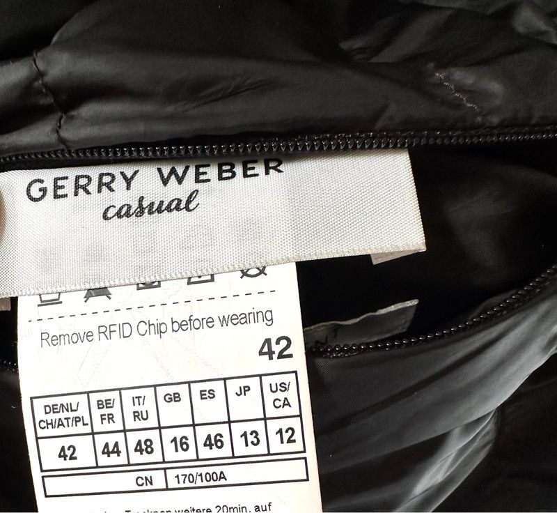 Gerry Weber Casual Wendejacke Steppjacke Outdoor Schwarz Weiß in Haan