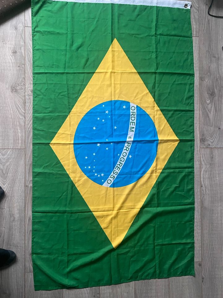 Brasilien Flagge in Gelsenkirchen