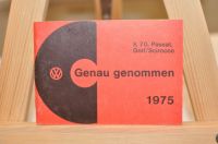 VW  Genau genommen  ( Literatur Maße Einstellwerte und Tabellen ) Nordrhein-Westfalen - Voerde (Niederrhein) Vorschau