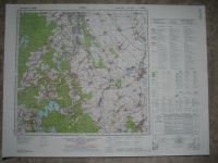 Landkarten Mitte Süddeutschland Bundeswehr 1:50.000 zur Auswahl Baden-Württemberg - Sinsheim Vorschau