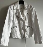 ESPRIT* Sommer-Jacke Bikerstil weiß Gr.38 Hessen - Groß-Umstadt Vorschau