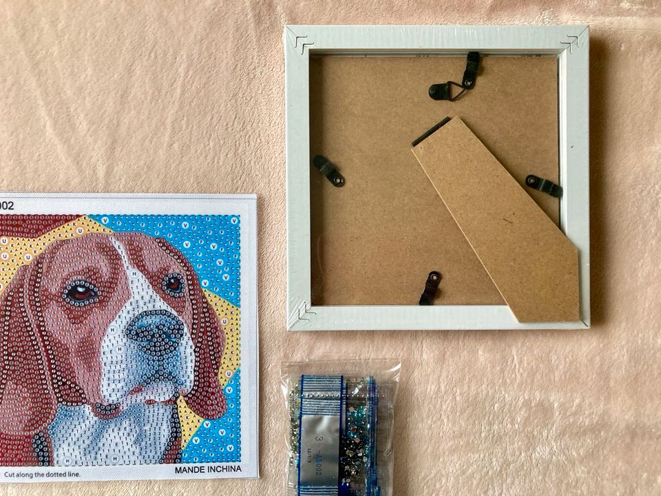 Diamant Painting Set für Kinder mit Rahmen, NEU und OVP, Hund in Berlin