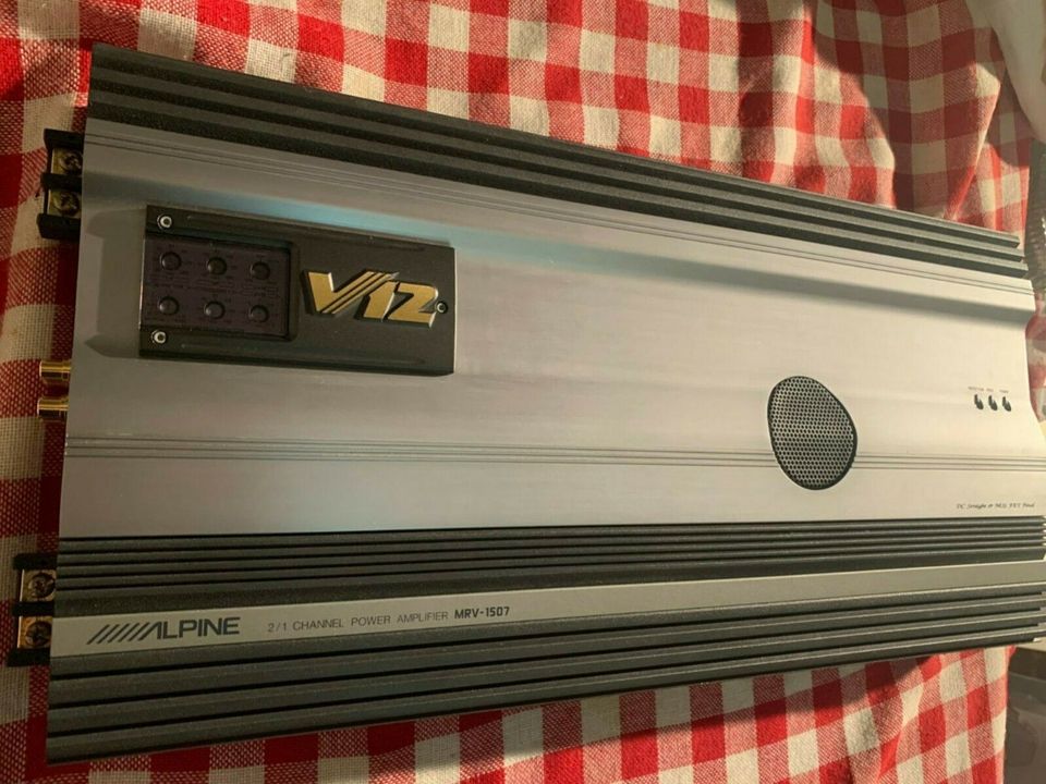 Alpine V12 MRV1507 Verstärker Car Hifi MRV 1507 in Hessen Lich