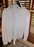 Vintage Spitze Trachtenbluse Bluse Distler Gr 44 Top Bayern - Hemau Vorschau