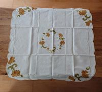 Tischdecke Mitteldecke 84 x 84 beige Blumen neu Baden-Württemberg - Leutenbach Vorschau