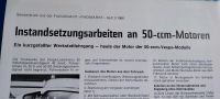 Vespa Instandsetzungsarbeiten an 50ccm Motoren, Sonderdruck 1966 Hessen - Rüdesheim am Rhein Vorschau