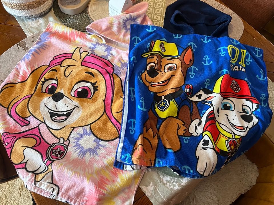 PAW PATROL  Badetuch, Kapuzenhandtuch Poncho zusammen für… in Rinteln