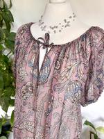 ZARA WOMAN federleichte 100% Seide Bluse oversize mauve Brandenburg - Oberkrämer Vorschau