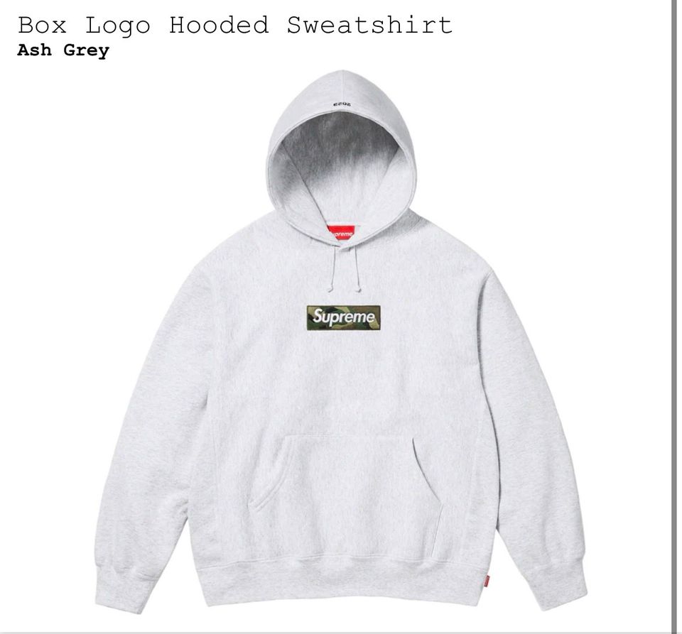 Supreme Box Logo Hooded Sweatshirt in Berlin