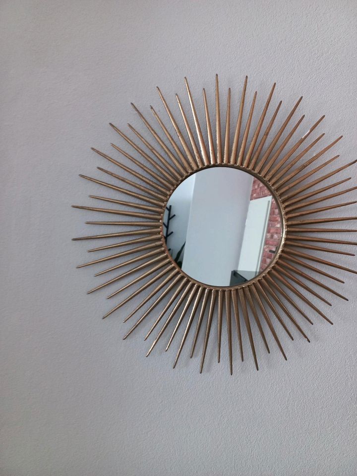 Sonnen Spiegel in Gold Durchmesser ca. 73cm nur Abholung in Recklinghausen
