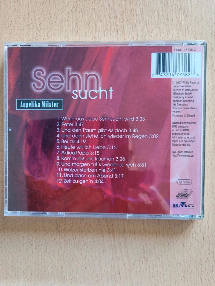 Album-CD Sehnsucht von Angelika Milster in Mainz