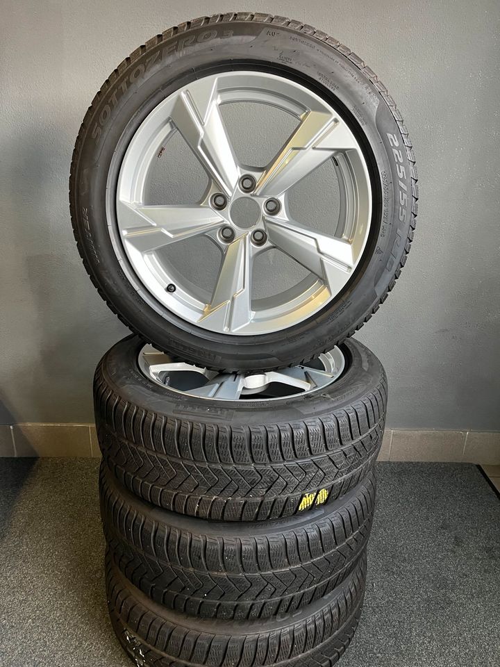 Org.Audi A6 S6 4K C8 Winterräder Winterreifen 225/55R18Zoll 7mm in Offingen