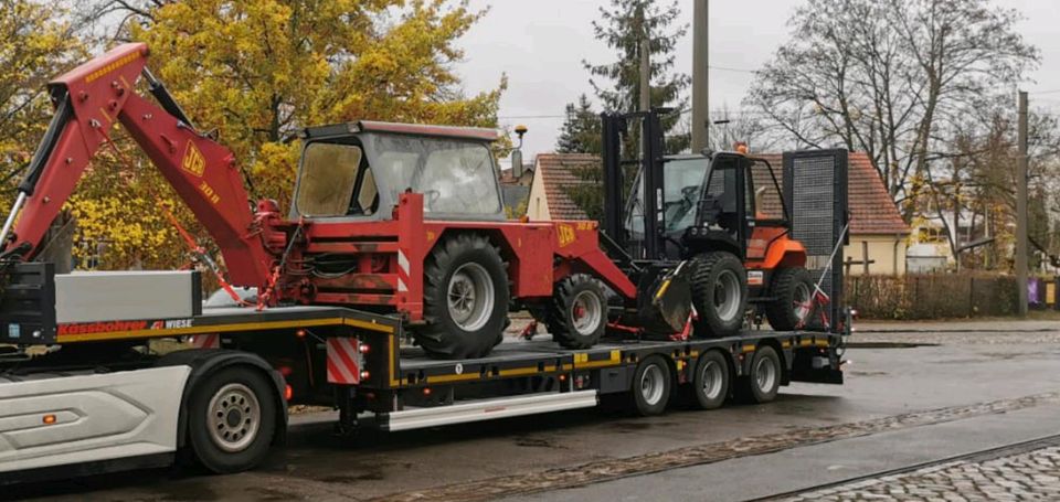 TRANSPORT TIEFLADER Tiefbett Fahrgestell Unimog Multicar in Berlin