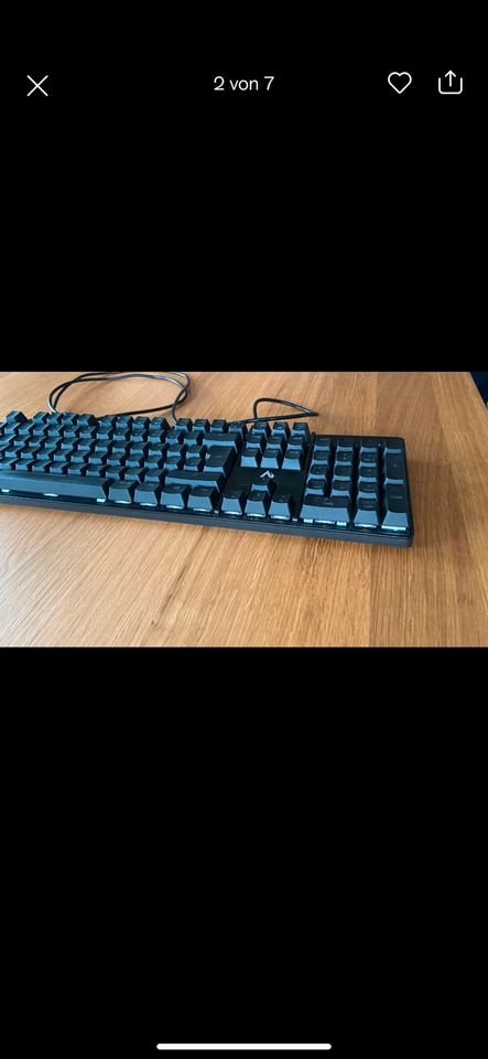 Tastatur Gaming LED PC Zubehör Keyboard in Stadtlohn