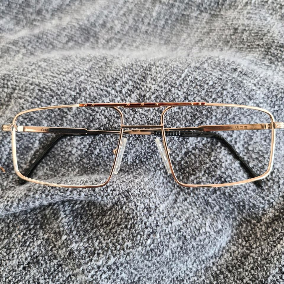 CHAI Vintage - Brille 80iger Jahre Made in Germany Gold in Grevenbroich