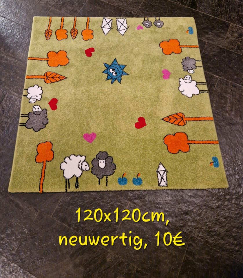 Neuwertiger Kinder Teppich 120x120cm in Schwarzenbruck