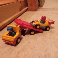 123 Playmobil Rennauto mit Transporter 6761-A Hessen - Lohra Vorschau