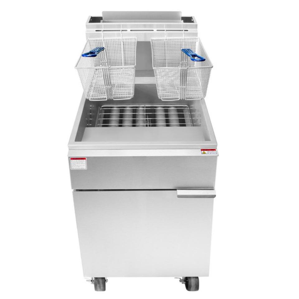 44KW Profi Hochleistungs Fritteuse ATOSA Propan Gas ATFS-75 in Dresden