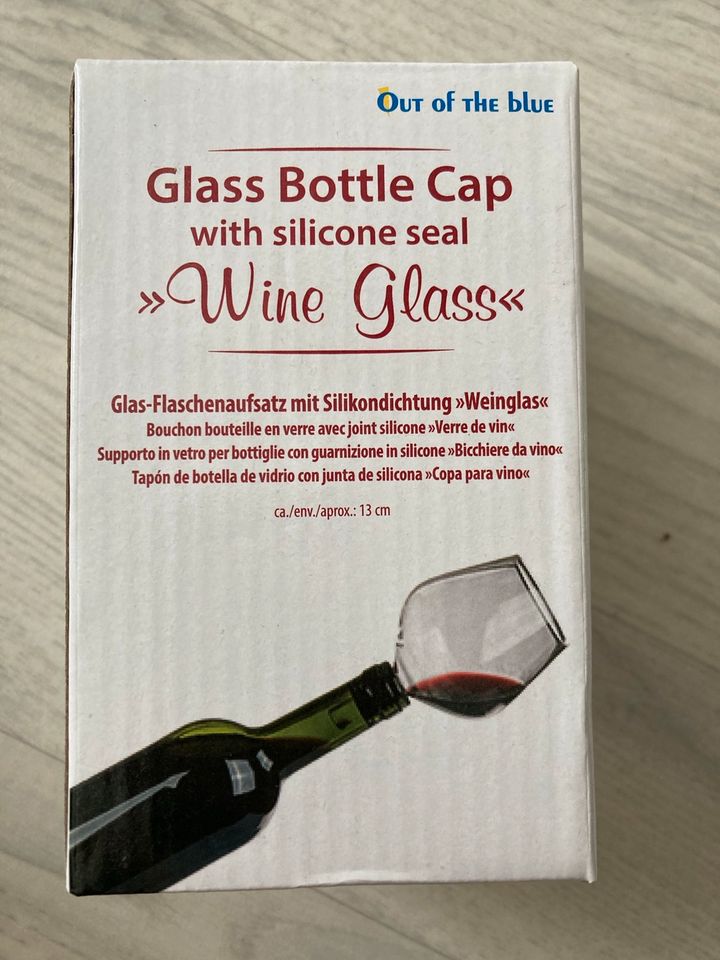 Glas für Weinflasche in Schwerte