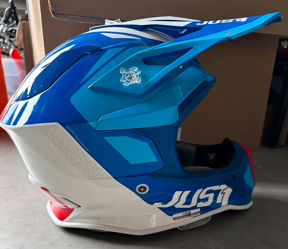 Moto Cross Enduro Helm JUST1  J18 Pulsar Gr. 2XL NEU in Neuching