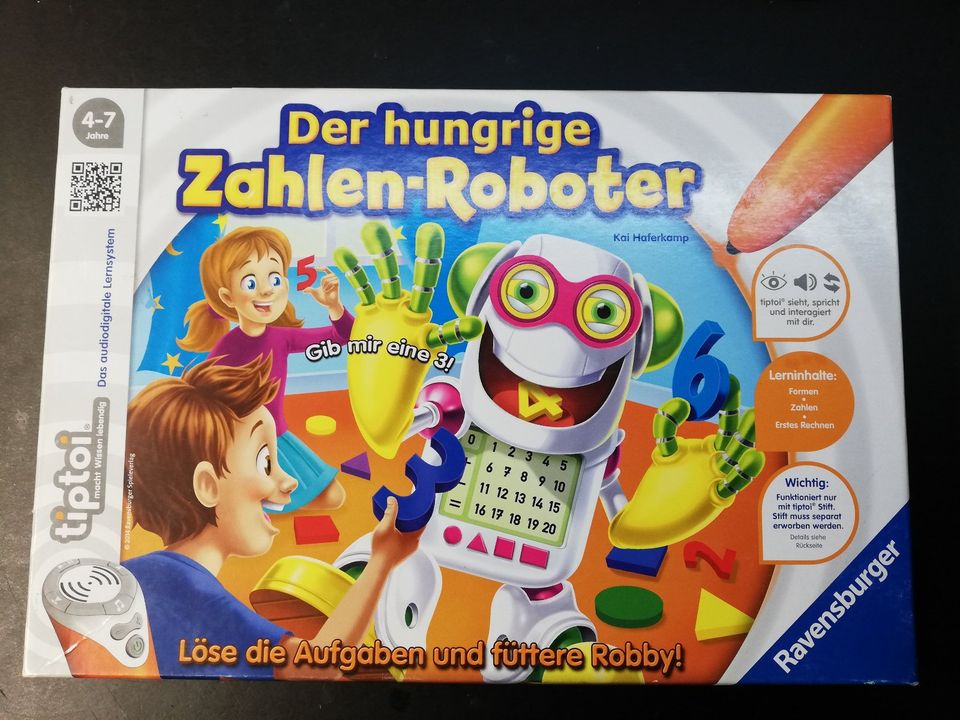 Tiptoi Der hungrige Zahlenroboter, sehr wenig bespielt in Neckartailfingen