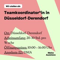 Teamkoordinator*in (m/w/d) in Düsseldorf-Derendorf Düsseldorf - Pempelfort Vorschau