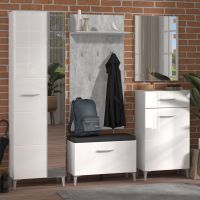 Kleiderschrank Schrank Garderobe Kommode Holz Weiss NEU 400-Au Bayern - Augsburg Vorschau