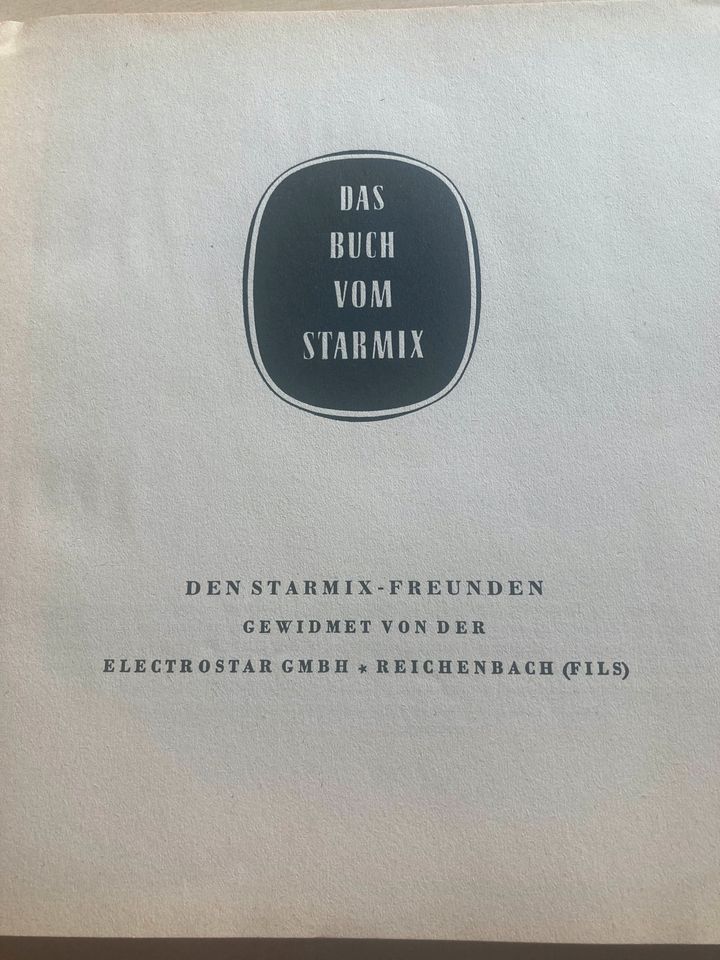 Das Buch vom Starmix Elektrostar GmbH Kochbuch Backbuch in Pirmasens